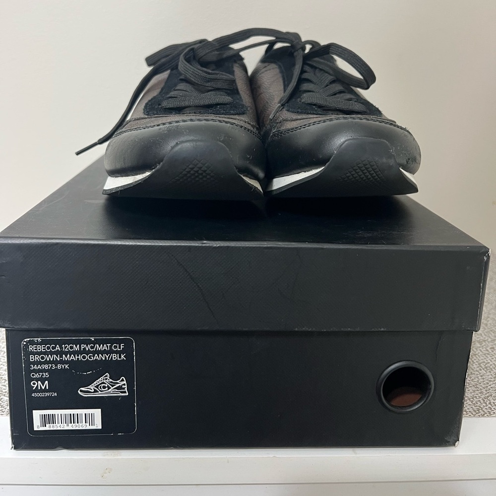 Coach Rebecca Brown-Mahogany-Black Sneakers 9M
